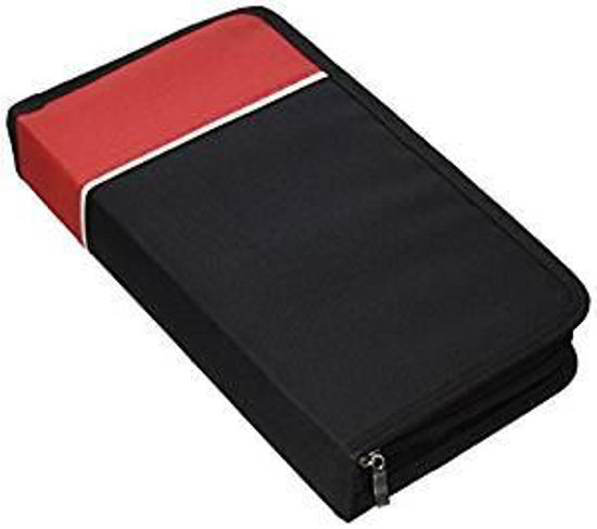 Picture of Premium80 CD/DVD Media Wallet Folder Carrying Case, Assorted Colors