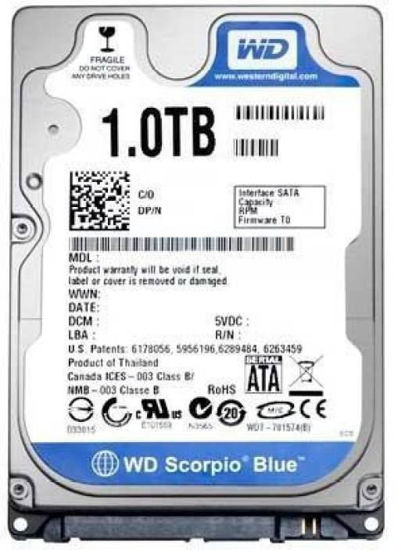 Picture of WD Blue 1 TB Laptop Internal Hard Disk Drive