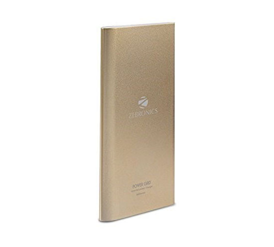 Picture of Zebronics PG-8000 8000mAH Lithium Ion Power Bank (Gold)