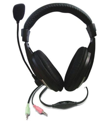 Picture of Zebronics ZEB-100HMV Headphone with Mic and Volume Control (Black)