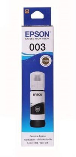 Picture of Epson Genuine 003 Ink 65ml Black 1no for L3100, L3101 L3110, L3150 Model Printers only Single Color Ink Bottle  (Black)