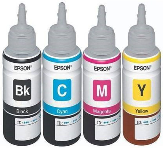 Picture of Epson Original Ink T664 For L110, L220, L210, L360, L365, L555, L565, (1 Set) Tri Color Ink Cartridge  (Magenta, Cyan, Yellow)