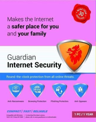 Picture of Guardian Internet Security 1 User 1 Year