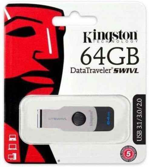 Picture of Kingston SWIVL 64 GB Pen Drive  (Multicolor)
