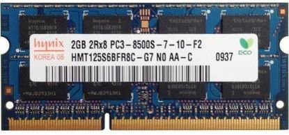 Picture of Hynix DDR3 1066Mhz ,1.5V DDR3 2 GB (Dual Channel) Mac, Laptop (HMT125S6BFR8C-G7 PC3 8500S)