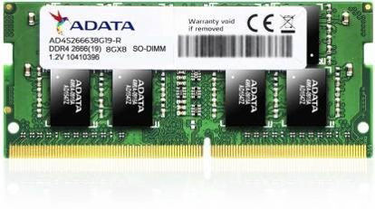 Picture of ADATA Premier 2666 Mhz SO-DIMM Memory Module SDRAM DDR4 8 GB (Dual Channel) Laptop SDRAM (AD4S266638G19-R)