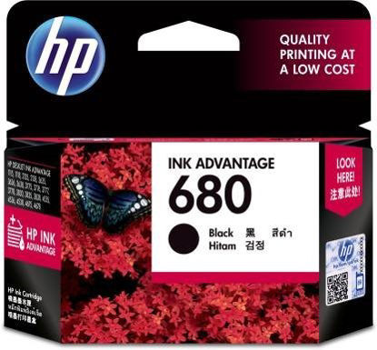 Picture of HP 680 Single Color Ink Cartridge  (Black)