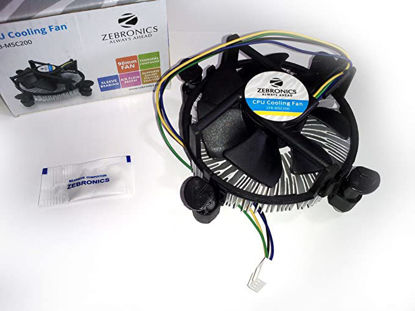 Picture of CPU Fan For Intel E33681-001 Socket 775 Aluminum Heat Sink & 3.5 inch Fan with 4-Pin Connector Intel E33681-001 Socket 775 Aluminum Heat Sink & 3.5 inch Fan with 4-Pin Connector