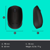 Picture of Logitech M170 Wireless Optical Mouse  (2.4GHz, Black)