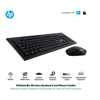 Picture of HP USB Wireless/Cordless Spill Resistance Keyboard and Mouse Combo (Black)
