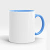 Picture of Personalized Sky Blue Mug Gifts Company Logo | Gift for Employee, Corporate Gift in Bulk