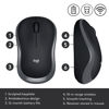 Picture of Logitech Wireless Optical Mouse - M185 (2.4GHz, Grey)