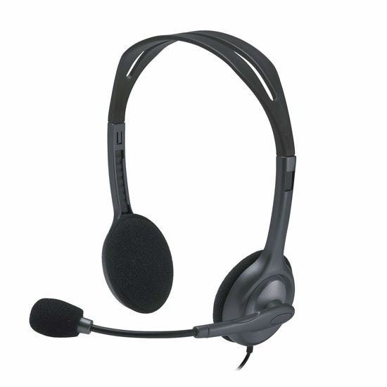 Picture of Logitech H111 Wired On Ear Headphones With Mic