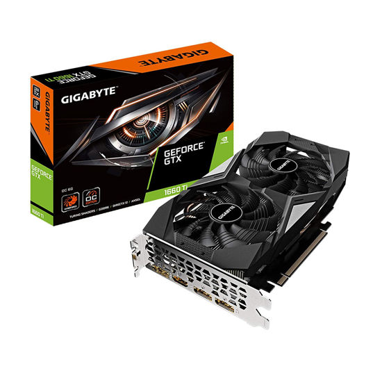 Picture of GIGABYTE Nvidia GeForce GTX 1660 pci_e Ti OC 6GB GDDR5 Graphic Cards (GV-N166TOC-6GD)