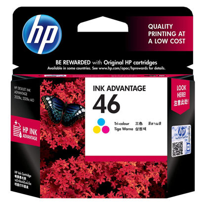 Picture of HP 46 Tri-Color Original Ink Advantage Cartridge