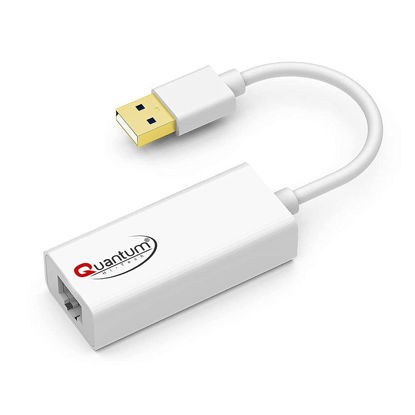 Picture of Quantum QHM8106 USB to RJ45 Ethernet LAN Adapter (White)