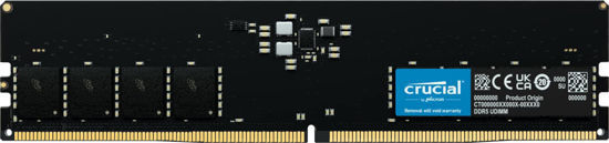 Picture of Crucial RAM 16GB DDR5 4800MHz CL40 Desktop Memory