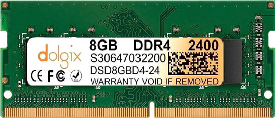 Picture of Dolgix 8GB DDR4 Laptop/ Notebook RAM | 2400MHz | CL -17(Memory) SO-DIMM