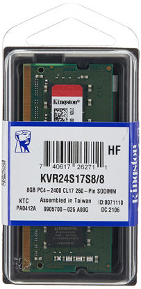 Picture of Kingston Value RAM 8GB 2400Mhz DDR4 Non-ECC CL17 SODIMM 1Rx8 (KVR24S17S8/8)