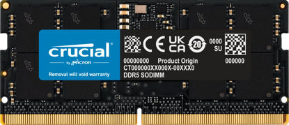 Picture of Crucial RAM 16GB DDR5 4800MHz CL40 Laptop Memory CT16G48C40S5