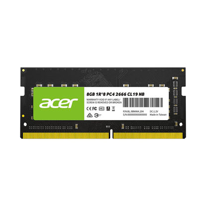 Picture of Acer SD100 SO-DIMM 2666MHz 8GB 19-19-19-43 1R*8 Laptop RAM, Black