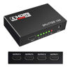 Picture of hdmi 1 in 4 Out HD 1080P 3D 1.4 HDMI Splitter Duplicator Amplifier Switch AC Adapter - Black