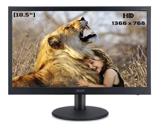 Picture of Acer EB192Q 18.5 inch (46.99 Cm) 1366 x 768 Pixels HD LCD Monitor with LED Back Light Technology with HDMI