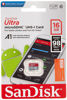 Picture of SanDisk 16GB Ultra MicroSDHC Memory Card (SDSQUAR-016G-GN6MN)