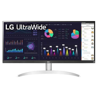 Picture of LG UltraWide 29 inch (73 cm) IPS FHD, Color Calibrated, 100Hz, 7W x 2 Inbuilt Speaker, USB-C, Display Port, HDMI, White Color-29WQ600