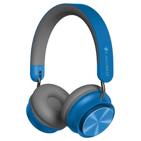 Picture of ZEBRONICS Zeb-Bang PRO Bluetooth v5.0 On Ear Headphone, 30H Backup, Foldable Design,