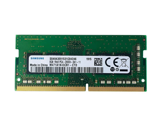 Picture of Samsung 8GB DDR4 2666MHz RAM Memory Module for Laptops (260 Pin SODIMM, 1.2V) M471A1K43CB1