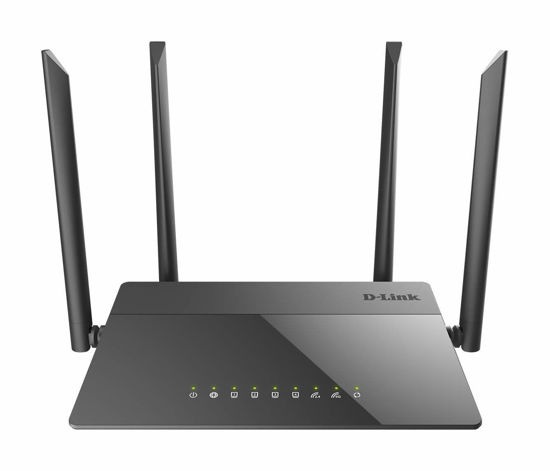 Picture of D-Link DIR-841 - AC1200 MU-MIMO Wi-Fi Gigabit Router with Fast Ethernet LAN Ports, Dual_Band, Black (1200 megabits_per_Second)