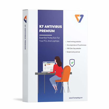 Picture of K7 Antivirus Premium 2023 for laptop/pc|1 User,1 Year| Antivirus, Internet Protection, Threat protection | 24 hr Email Delivery (NO CD)