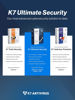 Picture of K7 Ultimate Security Antivirus Software 2023 | 2 Devices, 1 Year| Threat Protection ,Internet Security, Data Backup