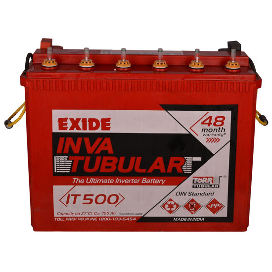 Picture of Exide Technologies Inva Tubular Battery 150Ah/12 Volt (Red)