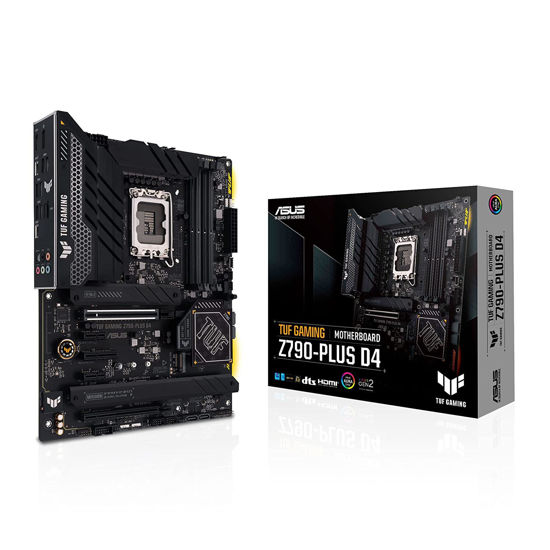 Picture of ASUS TUF Gaming Z790-PLUS D4 Intel Z790 LGA 1700 ATX Gaming Motherboard with 16+1 DrMOS Power Stages,