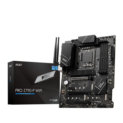 Picture of MSI PRO Z790-P WiFi Motherboard, ATX - Supports Intel 12th & 13th Gen Core Processors,