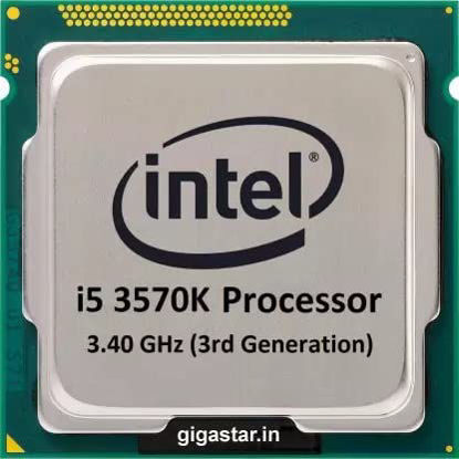 Picture of Core i5 3570K 3rd Generation Processor 3.40 Ghz for LGA 1155 Socket Excellent Performance Processor (Silver)