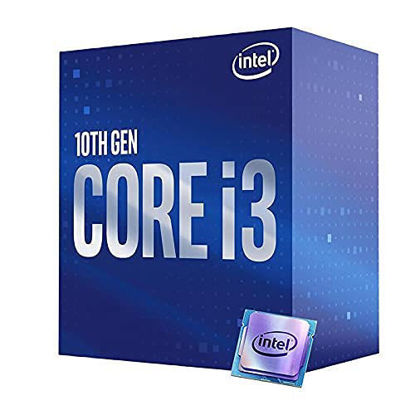 Picture of Intel Core i3-10100F 10th Generation LGA1200 Desktop Processor 4, 4 Cores 8 Threads up to 4.30GHz 6MB Cache
