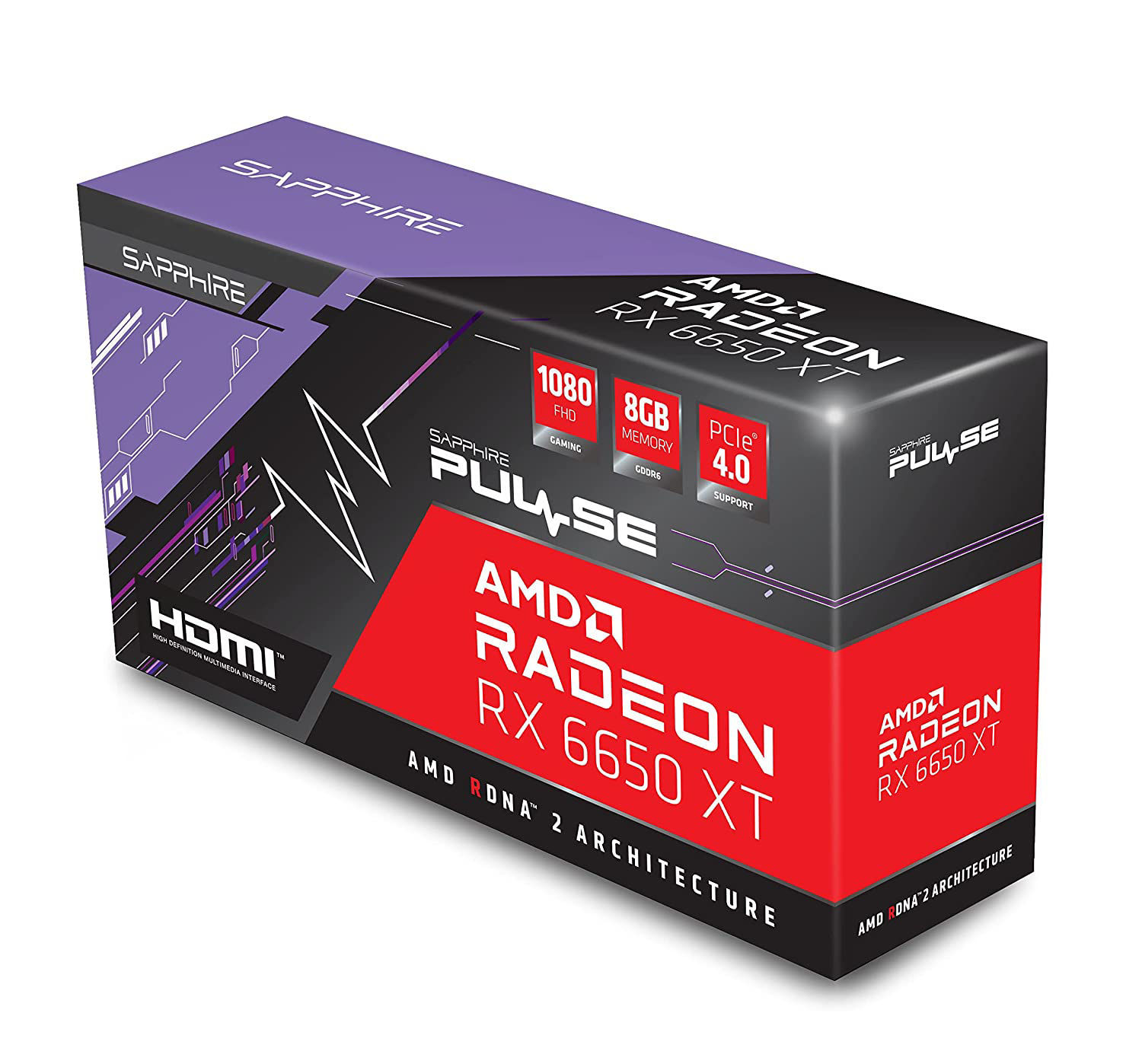 Sapphire Pulse AMD Radeon RX 6650 XT pci_e_x16 Graphic Card with 8