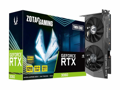 Picture of ZOTAC Gaming GeForce RTX 3060 Twin Edge 12GB GDDR6 192-bit 15 Gbps 4.0 Gaming Graphics Card,