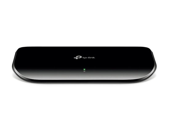 Picture of TP-Link 8 Port Gigabit Ethernet Network Switch Hub | Plug and Play | Desktop or Wall-Mount |