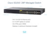 Picture of Cisco Sg350-28P 28-Port Gigabit PoE Managed Switch (SG35028PK9NA) 4.44.4 out of 5 stars (73)
