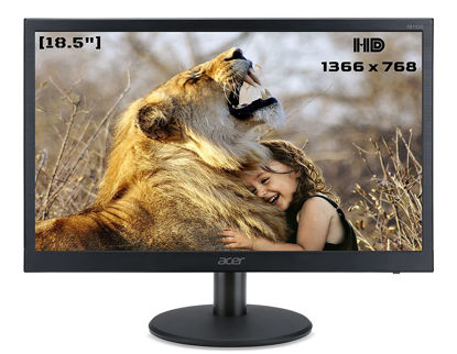Picture of Acer EB192Q 18.5 inch (46.99 Cm) 1366 x 768 Pixels HD LCD Monitor with LED Back Light Technology with HDMI, VGA Ports Inbox VGA Cable I Comfyview, Flickerless I Tilt Feature I 3 Years Warranty