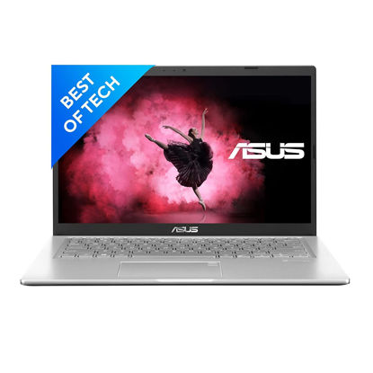 Picture of ASUS VivoBook 14, Intel Core i3-1115G4 11th Gen, 14"(35.56 cm) FHD, (8GB/512GB SSD/MSO'21/Win11 Home/Integrated Graphics/FP Reader/Silver/1.6 kg), X415EA-EK322WS, Additional Discount on HDFC Bank Card